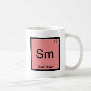Sm - Soulmate Funny Chemistry Element Symbol Tee Coffee Mug