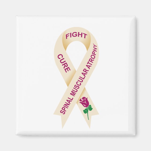 SMA Awareness Ribbon Magnet (Front)