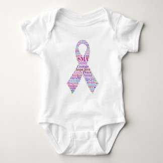SMA Ribbon Design Baby Bodysuit
