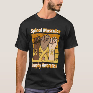 SMA Warrior Awareness Retro Spinal Muscular Atroph T-Shirt
