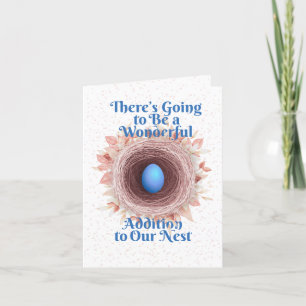 Small, 10.2 cm x 14.2 cm Folded Announcement Card