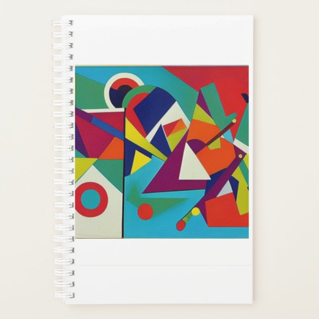 Small (14 cm x 21.6 cm), Soft Cover, White Spiral Planner (Front)