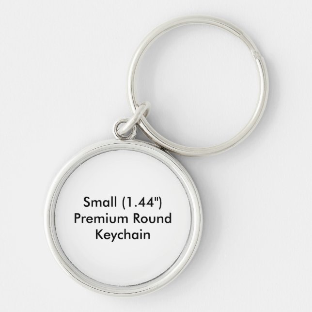 Small (1.44") Premium Round Keychain (Front)