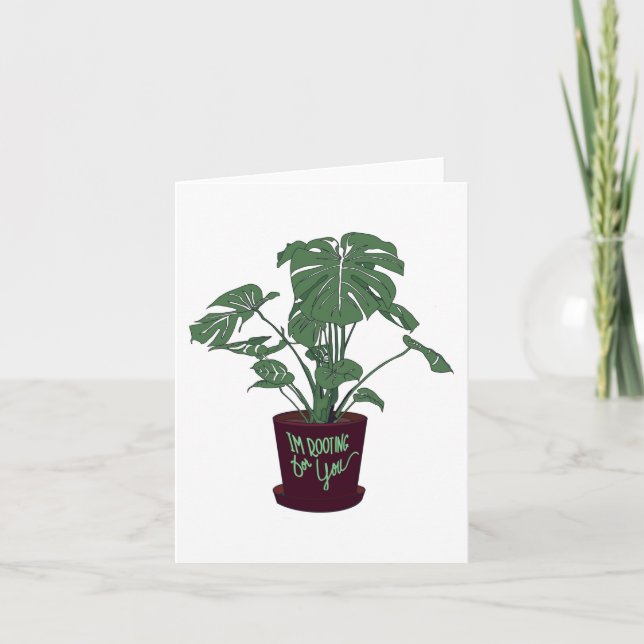 Small, 4" x 5.6" Folded Greeting Card (Front)