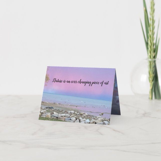 Small, 4" x 5.6" Folded Note Card (Front)