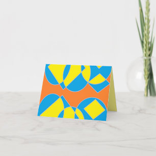 Small, 4" x 5.6" Folded Note Card : Blank inside