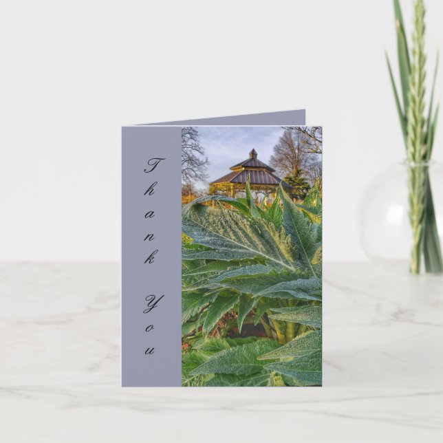 Small, 4" x 5.6" Folded Thank You Card (Front)