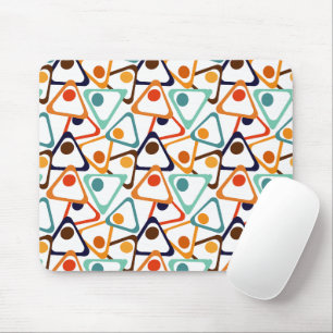 Small 70s Triangles  Mouse Mat