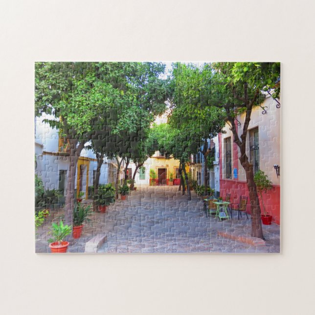 Small alley in Seville, Spain - Puzzle (Horizontal)