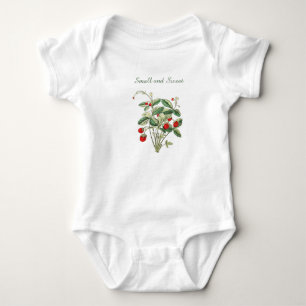 Small and Sweet Wild Strawberry Baby One-Piece Bodysuit