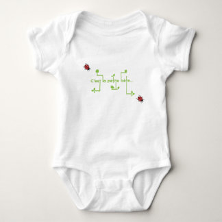 small animal baby bodysuit