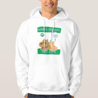 Small Animal Vet Life – Vet Dog and Cat Design Hoodie
