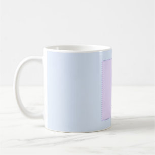 Small Aqua Rose Coffee Mug