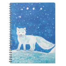 Small Arctic Fox (Vulpes lagopus) Illustration   
