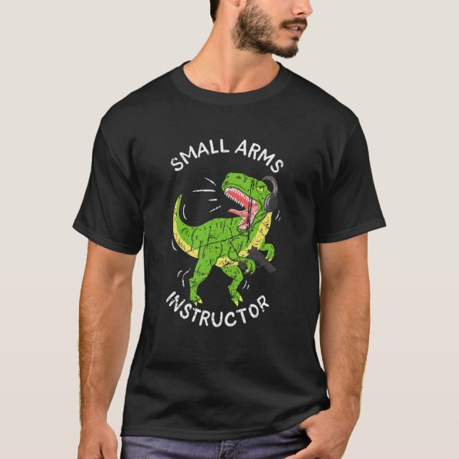 Small Arms Instructor Firearms Veterans T-Shirt (Front)