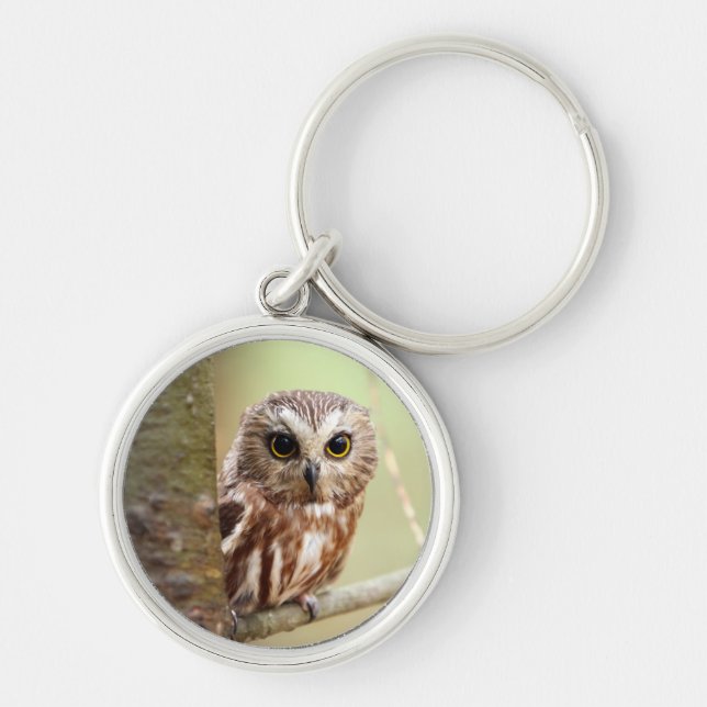 Small Baby Owl | Ontarios Key Ring (Front)