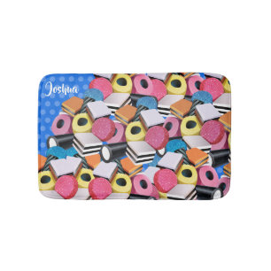 Small bath mat Liquorice Candy Cascade
