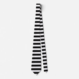 Small Black Horizontal Stripes Tie