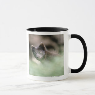 Small Black Wolf Mug