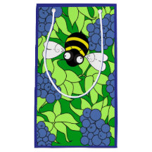 Small Blueberry Gift Bag