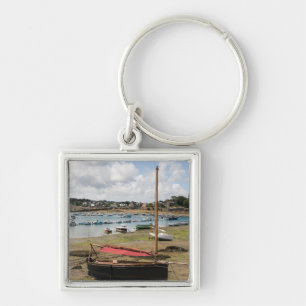 Small Boats Ploumanac'H, France Key Ring