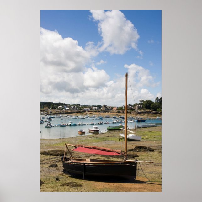 Small Boats | Ploumanac'H, France Poster (Front)