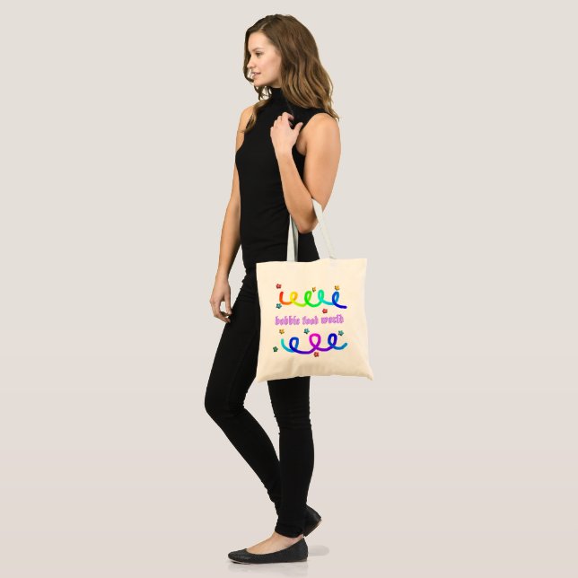 Small Bobbie Food World Tote Bag (Front (Model))