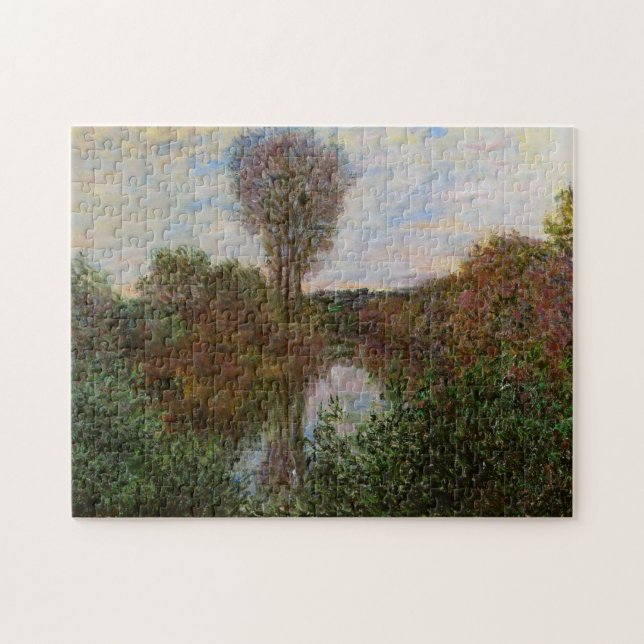 Small Branch of the Seine Monet Fine Art Jigsaw Puzzle (Horizontal)