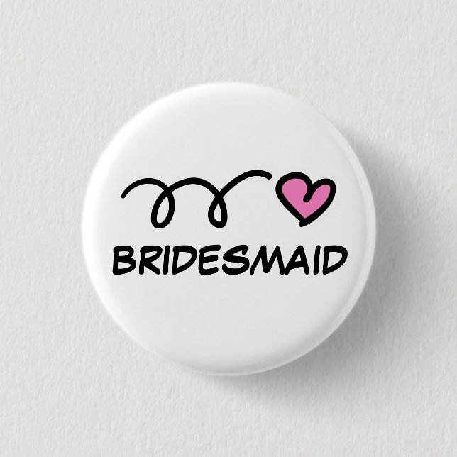 Small bridesmaid buttons (Front)