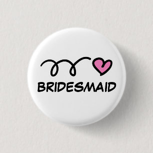 Small bridesmaid buttons