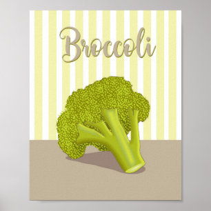Small broccoli poster