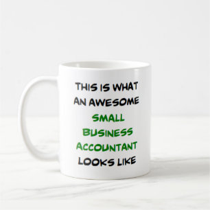small business accountant, awesome coffee mug