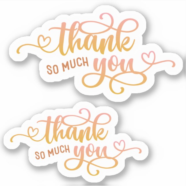 Small Business Cute Pink Thank You (Front)