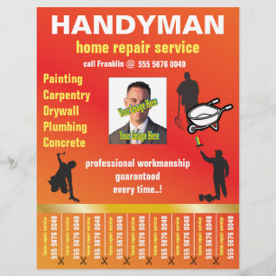 Small Business Flyer Handyman Home Repair Service