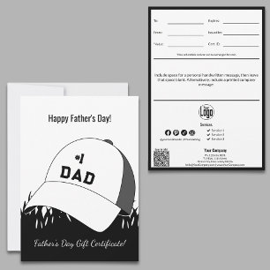 Small Business Happy Father's Day Gift Certificate