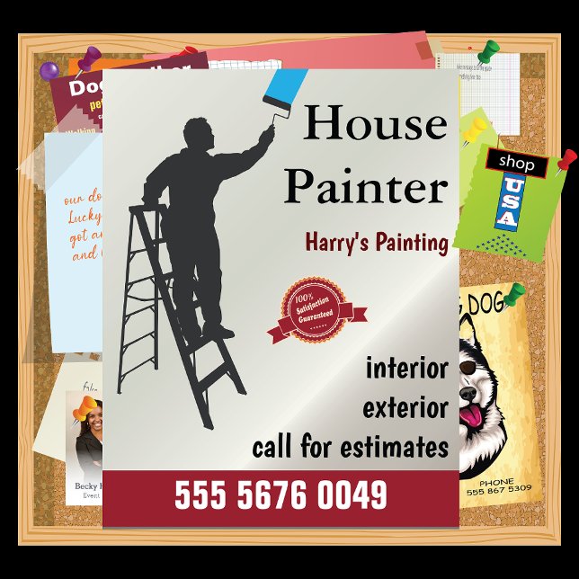 Small Business House Painting Service Flyer (Creator Uploaded)