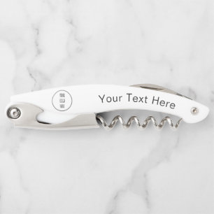 Small Business Logo + Text Corkscrew