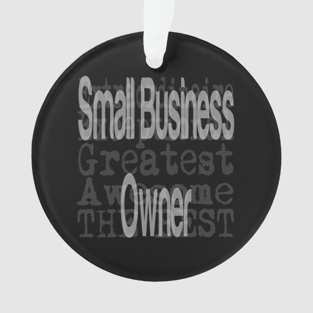 Small Business Owner Extraordinaire Ornament (Front)