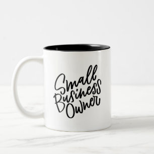 Small Business Owner Two-Tone Coffee Mug