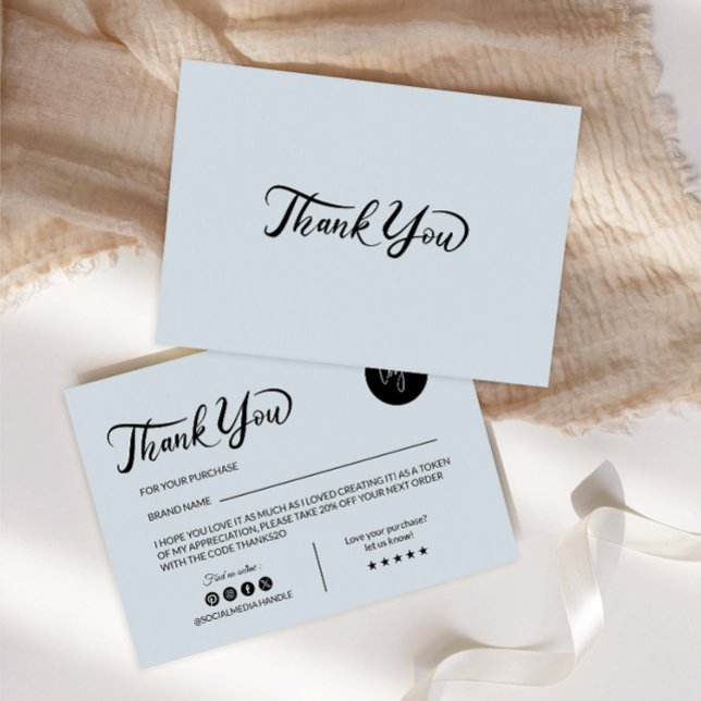 Small Business Package Insert Card (Creator Uploaded)