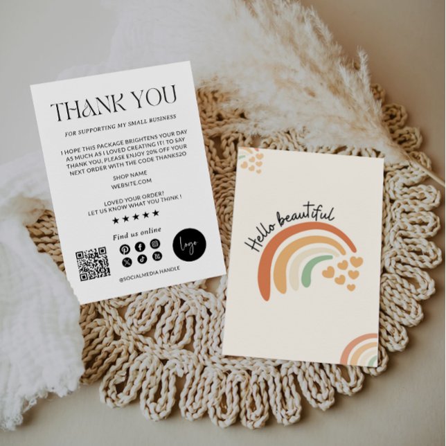 Small Business Package Insert Card (Creator Uploaded)