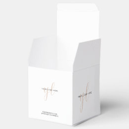 Small Business Packaging Custom Logo Branded Favour Box