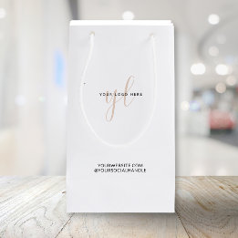 Small Business Packaging Custom Logo Branded Small Gift Bag