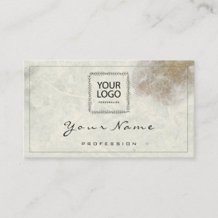 Small Business QR LOGO Natural Bio Organic Shop Card