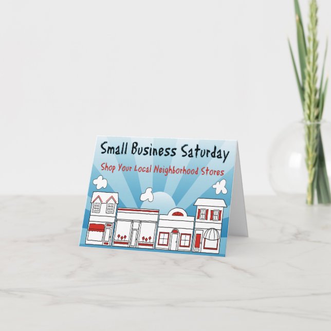 Small Business Saturday Card (Front)
