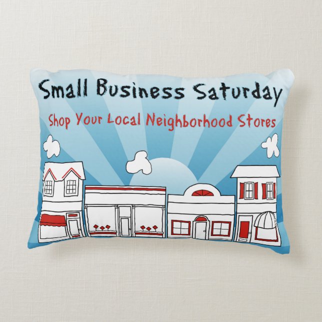 Small Business Saturday  Decorative Cushion (Back)