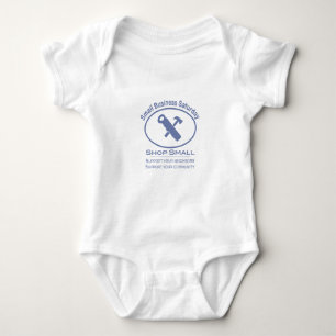 Small Business Saturday - Hardware blue Baby Bodysuit