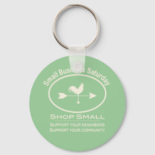 Small Business Saturday Ivory Weathervane Key Ring