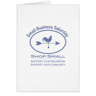 Small Business Saturday Weather vane