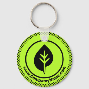 Small Business Swag Custom Logo & Text Key Ring